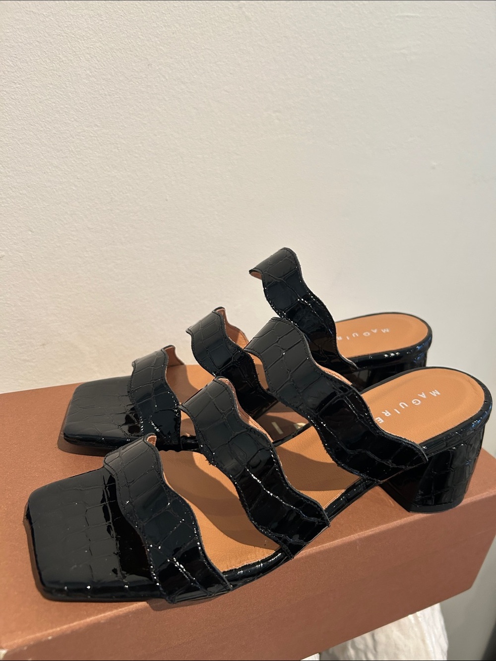 Maguire Riva Croco Sandal NEW IN BOX